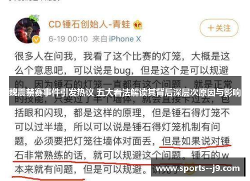 魏震禁赛事件引发热议 五大看法解读其背后深层次原因与影响